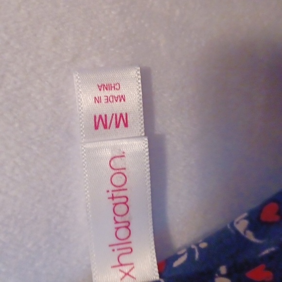 🐈⬛Elegant Dark Blue and Red  Patterned Dress - Picture 6 of 9